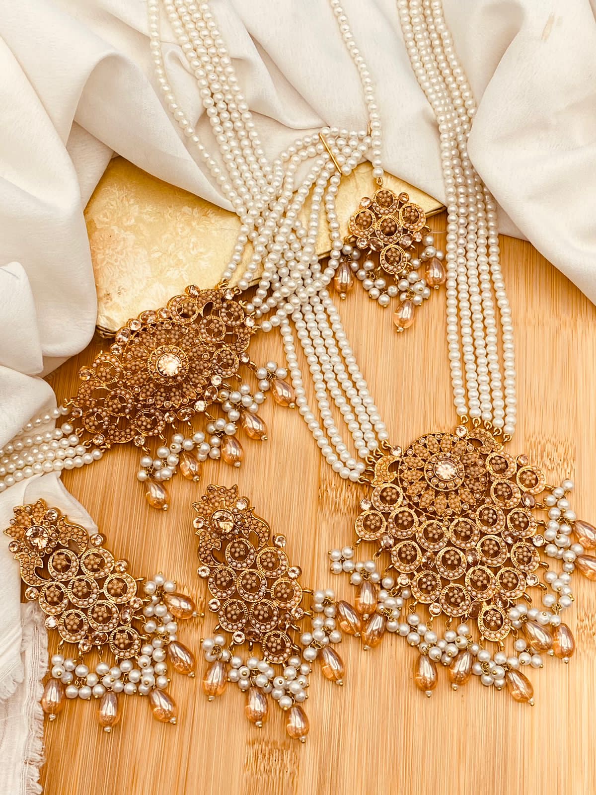 Noora Bridal Set NJ-1595 Nayab Jewellery