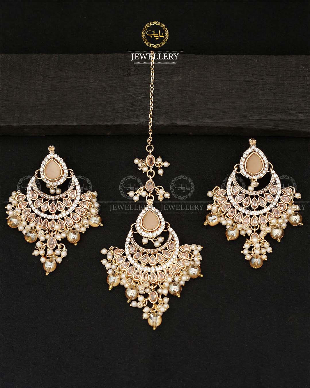 Zirconia Baali Tika set E-3011