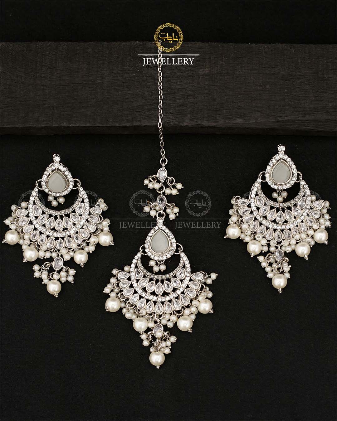 Zirconia Baali Tika set E-3011