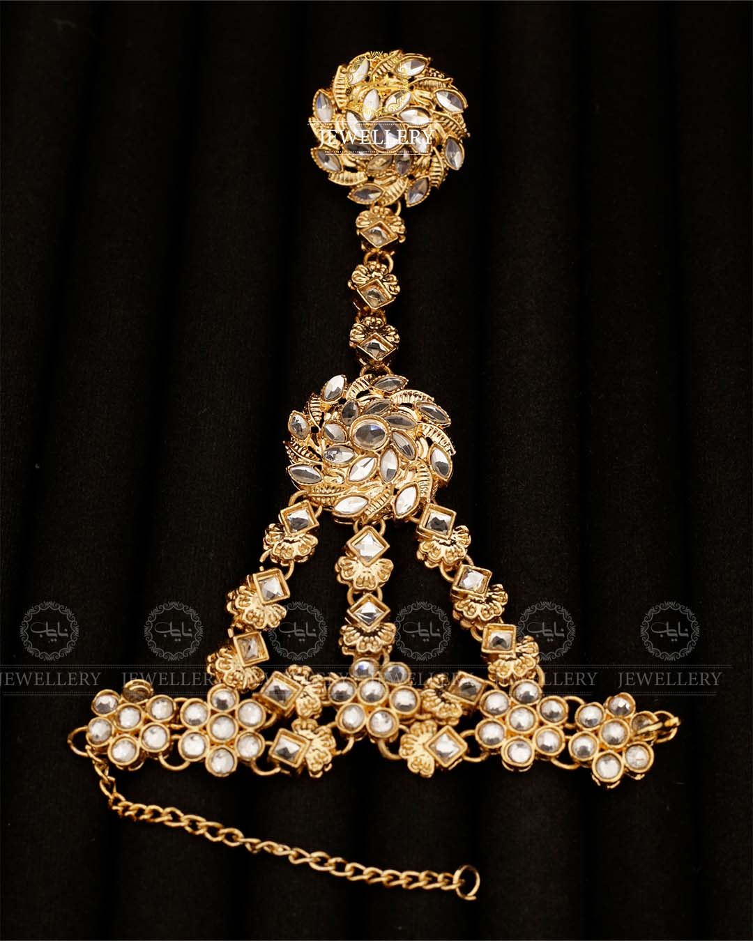 Rajwadi Style Kundan Angla A-602