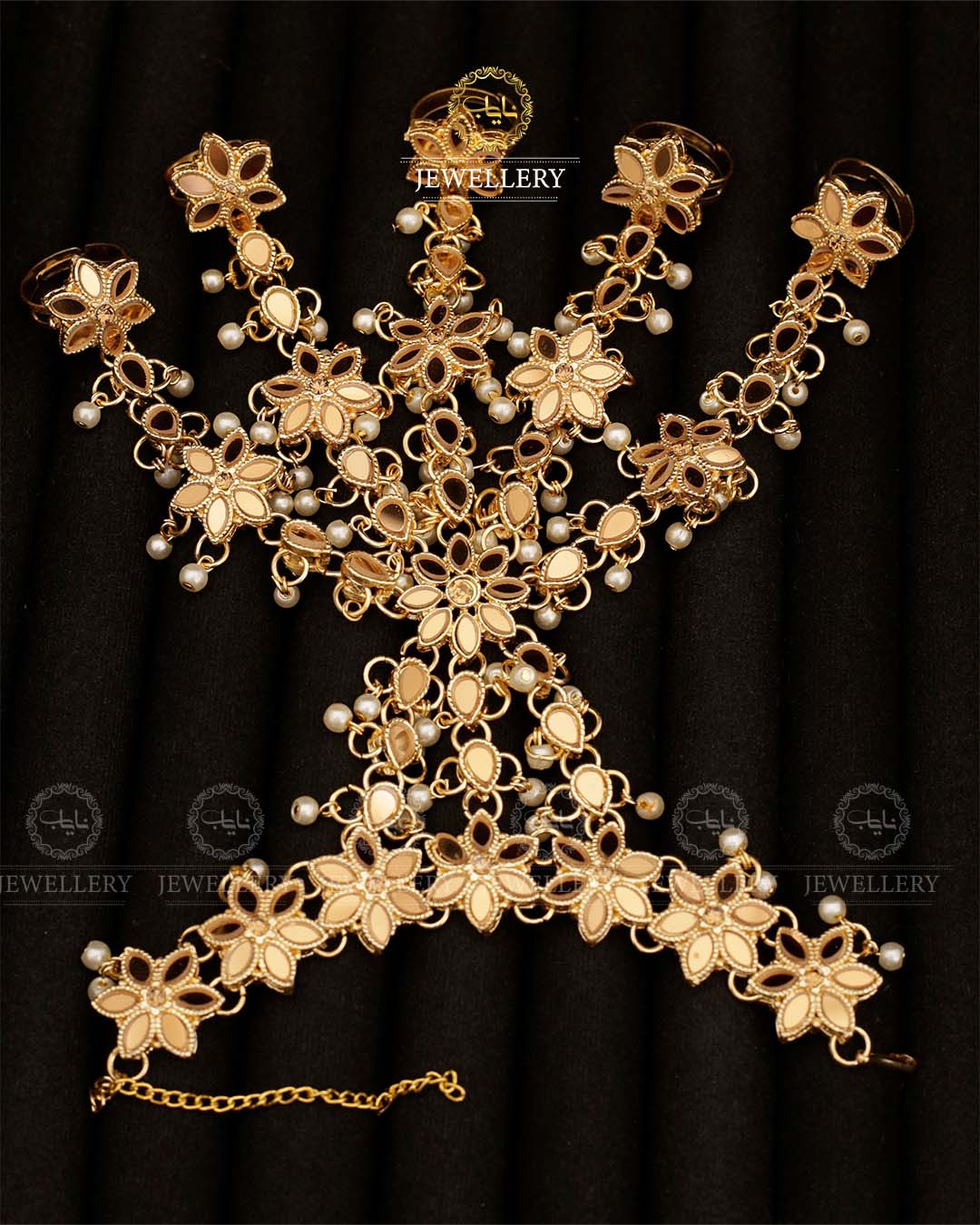 Kundan Bridal Panja-2211-Golden