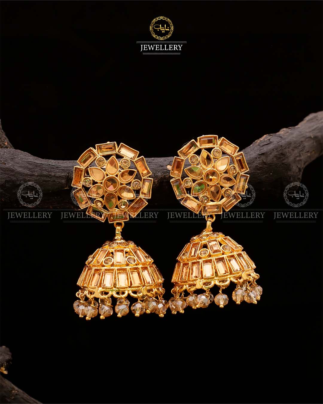 Kundan Jhumki -2033-G Nayab Jewellery