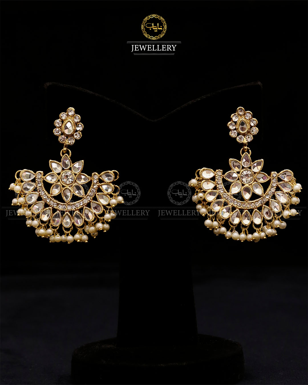 Kundan Chand Baali-2758 Nayab Jewellery