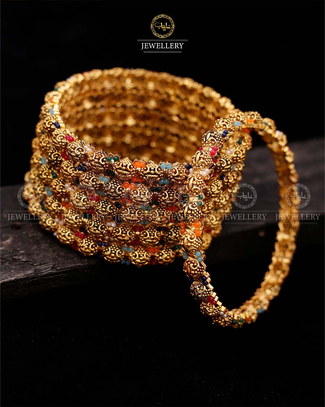 Noratan 6 pcs bangles set-2588 Nayab Jewellery