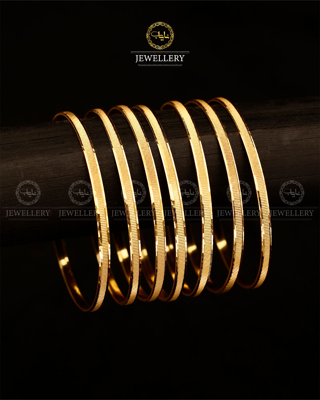Indian Gold look 6 pcs bangles set BL-510