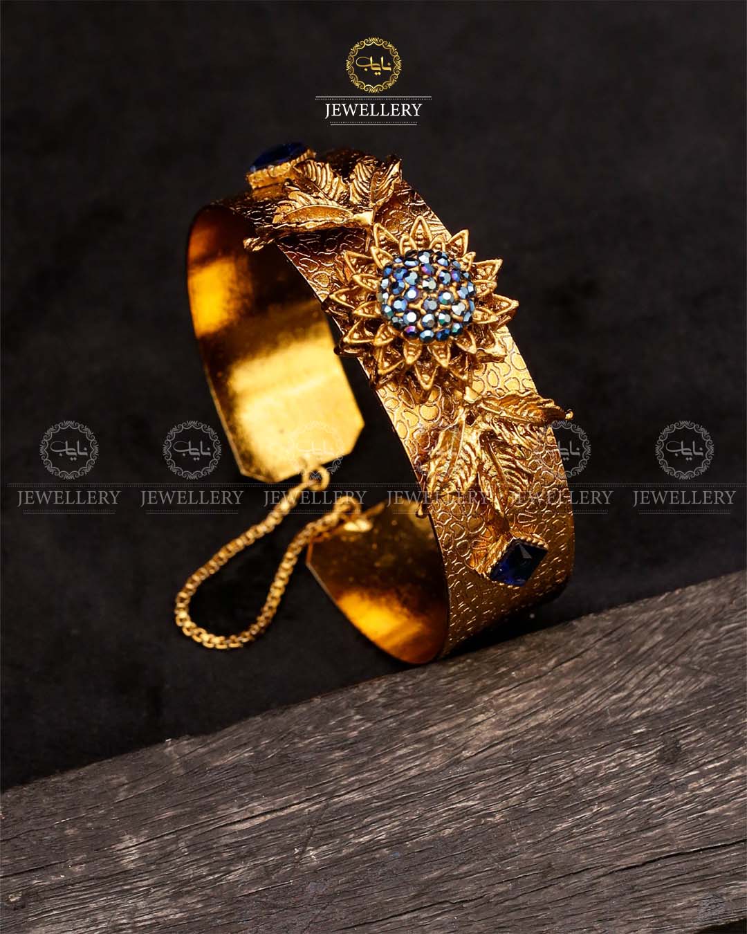 Turkish Stone Openable bangle (Each)-2627 Nayab Jewellery