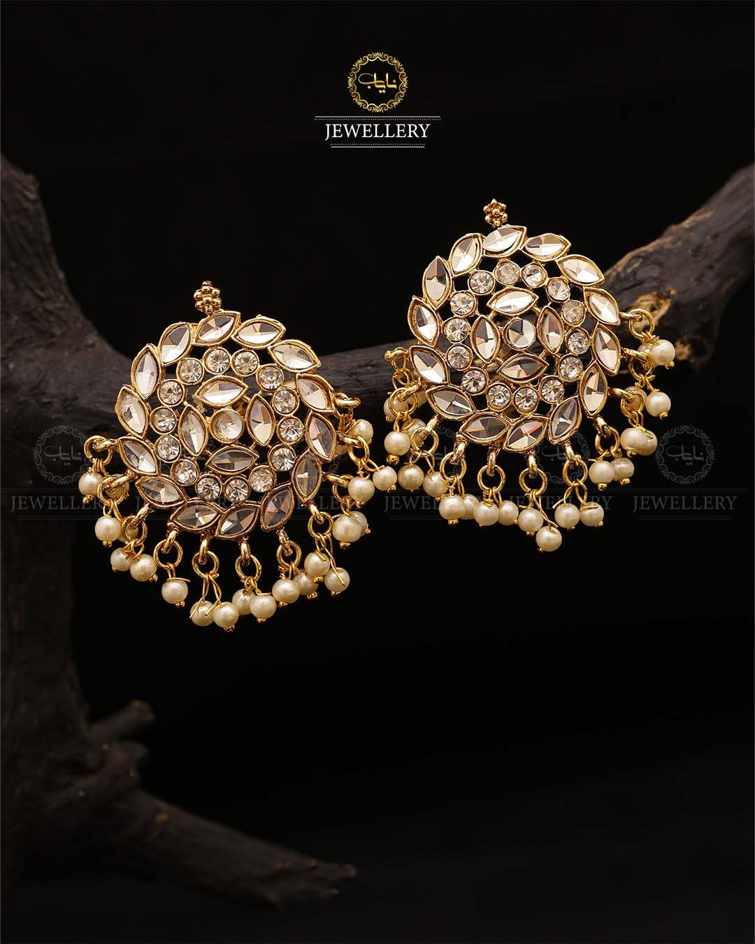 Iram kundan Studs -2651 Nayab Jewellery