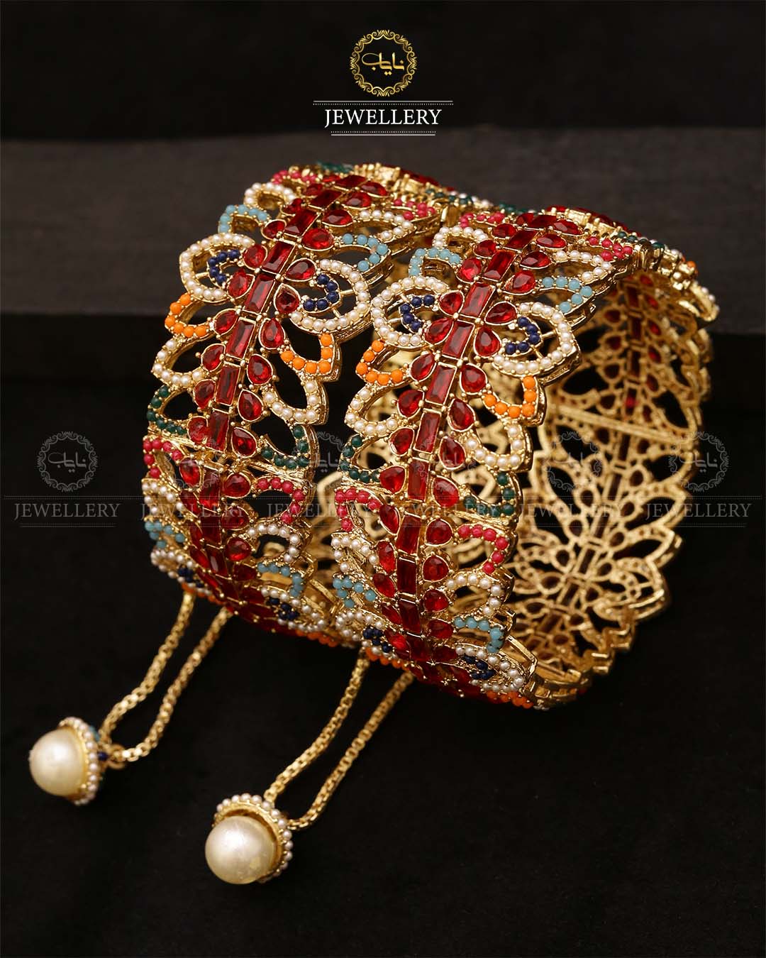 Laiba Noratan Openable Bangles (pair)-2708 Nayab Jewellery
