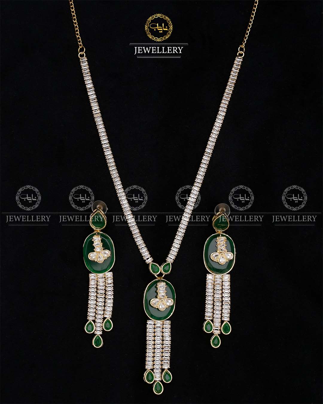 Zirconia Necklace set N-1014