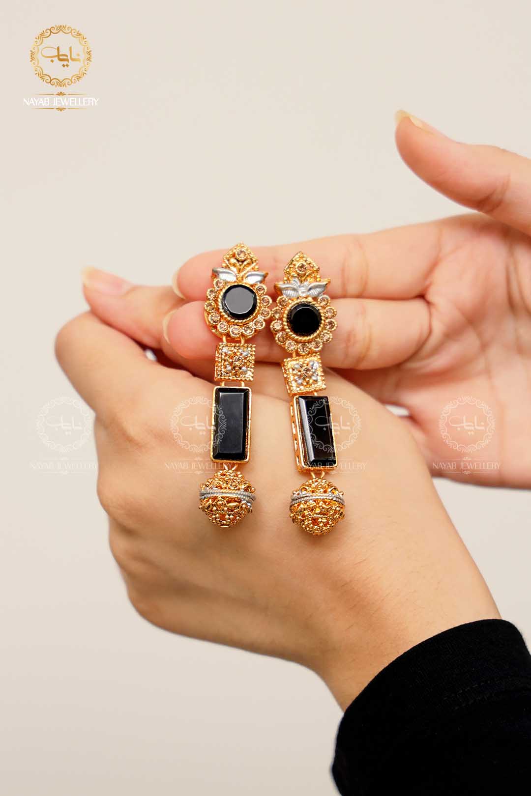 Trendy Bridal Egyptian Mala with Earring NJ-1166