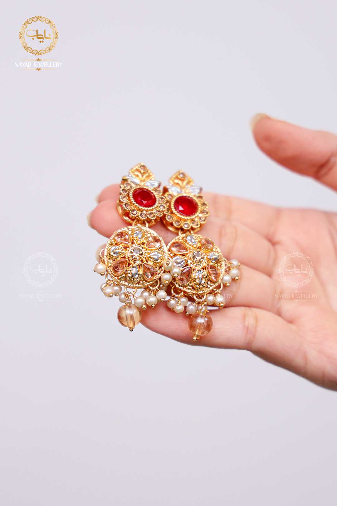 Latest Style Egyptian Mala With Earring NJ-1503