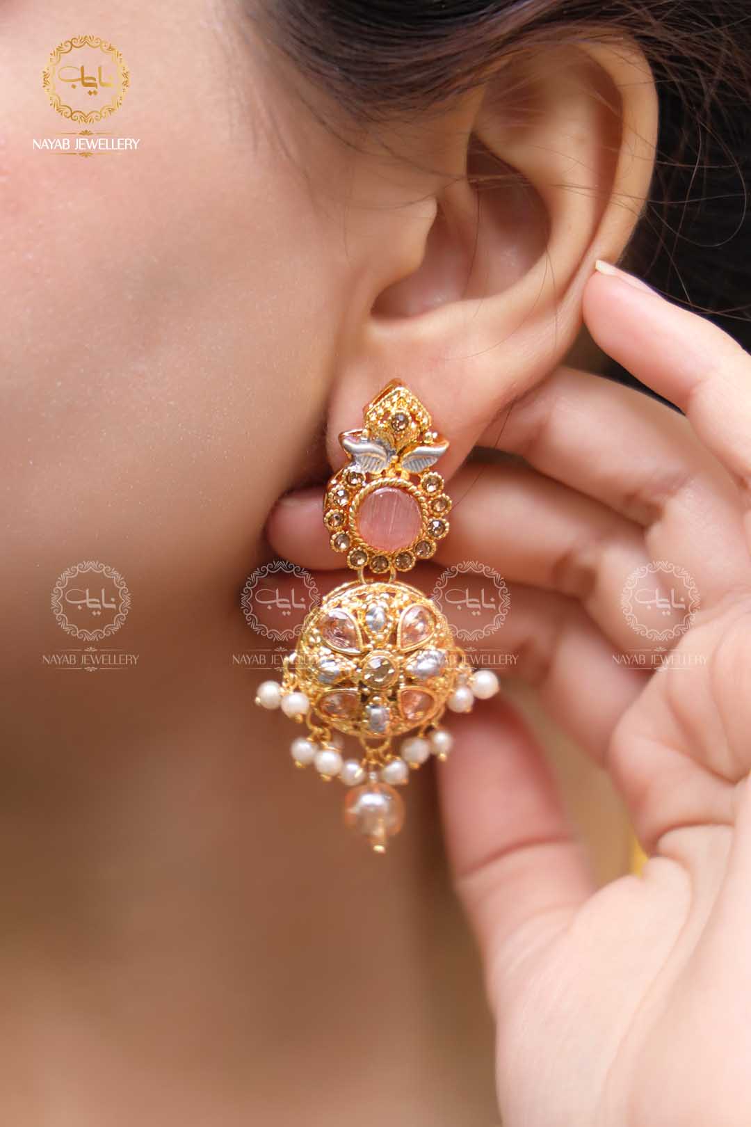 Latest Style Egyptian Mala With Earring NJ-1503
