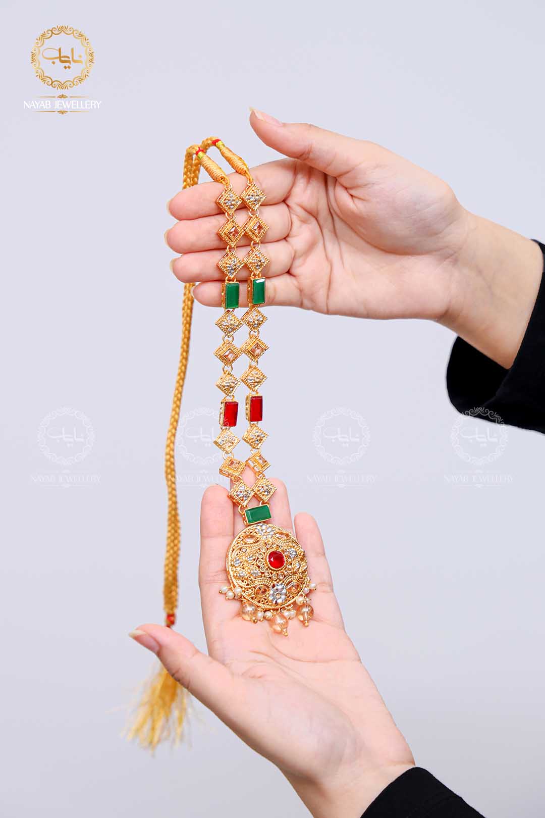 Latest Style Egyptian Mala With Earring NJ-1503