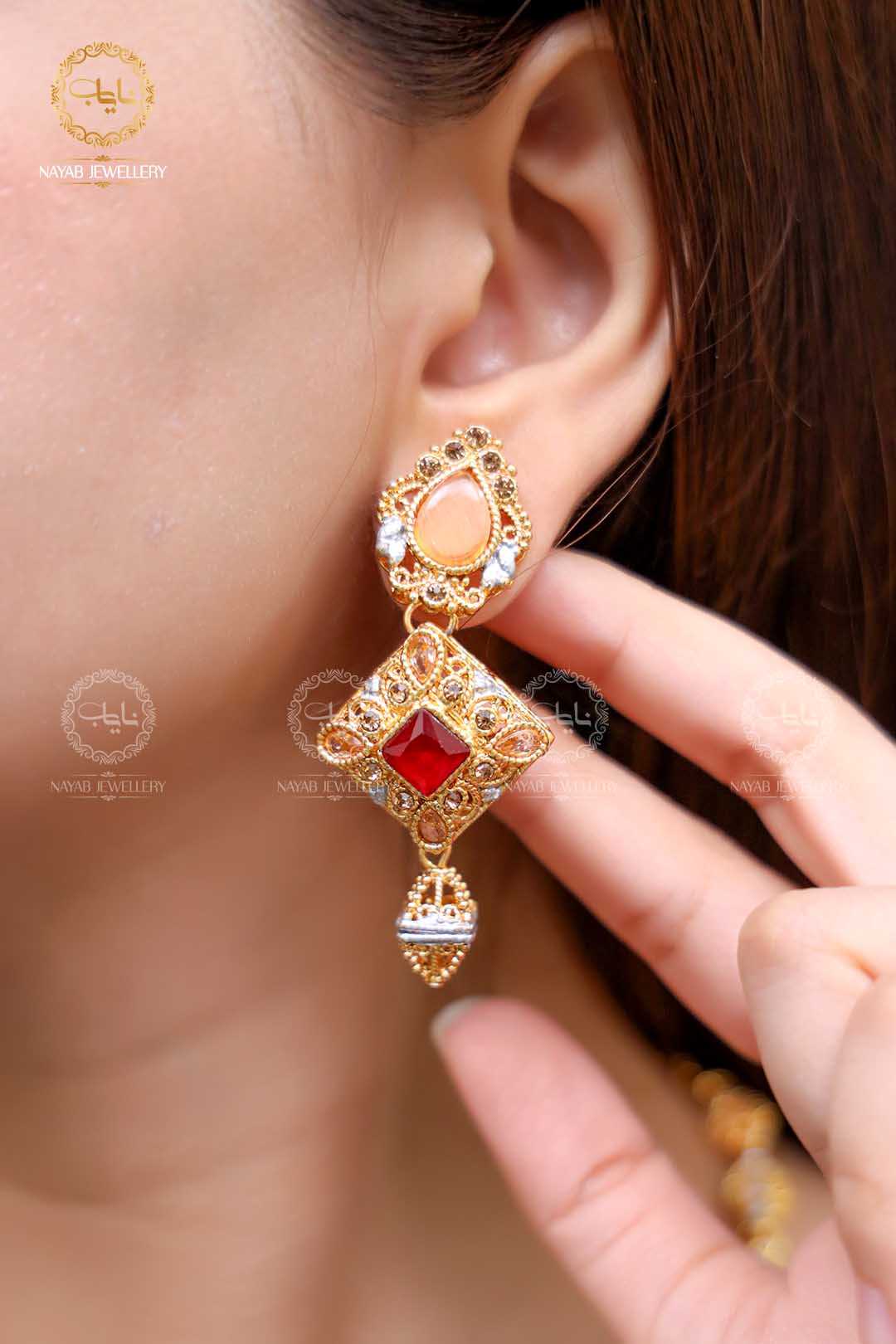 Signature Egyptian Mala With Earring NJ-1497