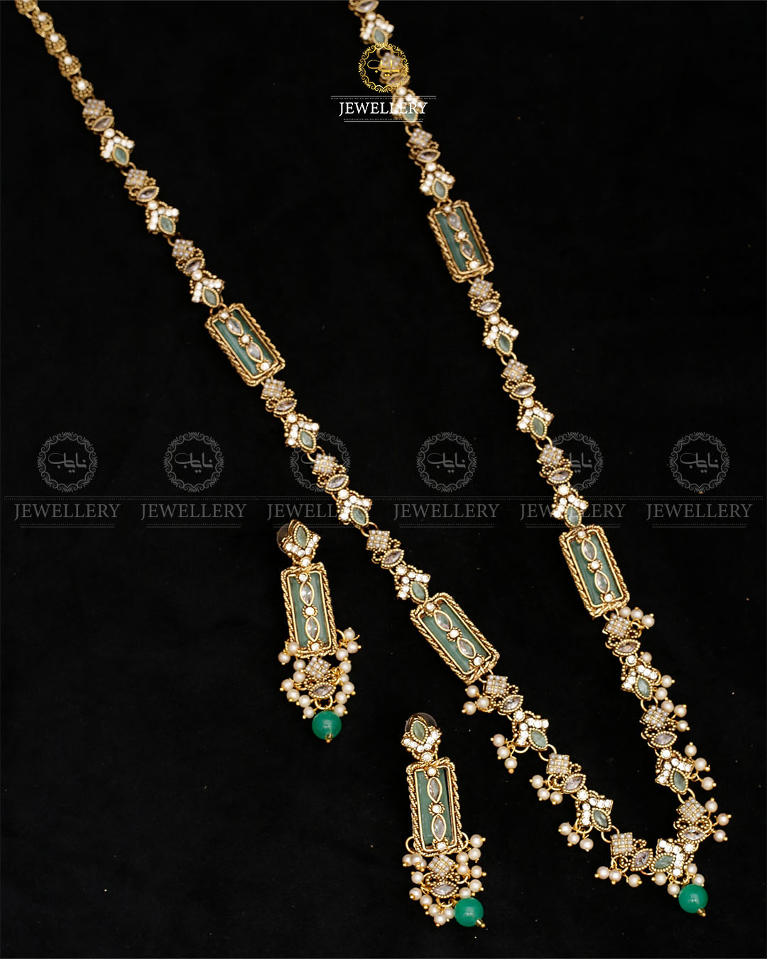 Turkish Long Mala set-2566-Golden Nayab Jewellery