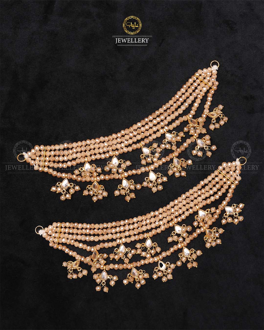 Kundan 5 layers Sahara (pair)-2490 Nayab Jewellery