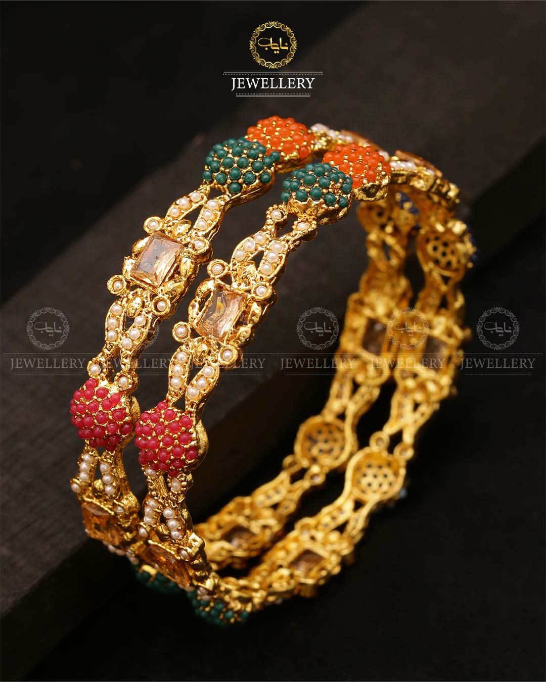 Noratan Bangles (pair)-2707 Nayab Jewellery