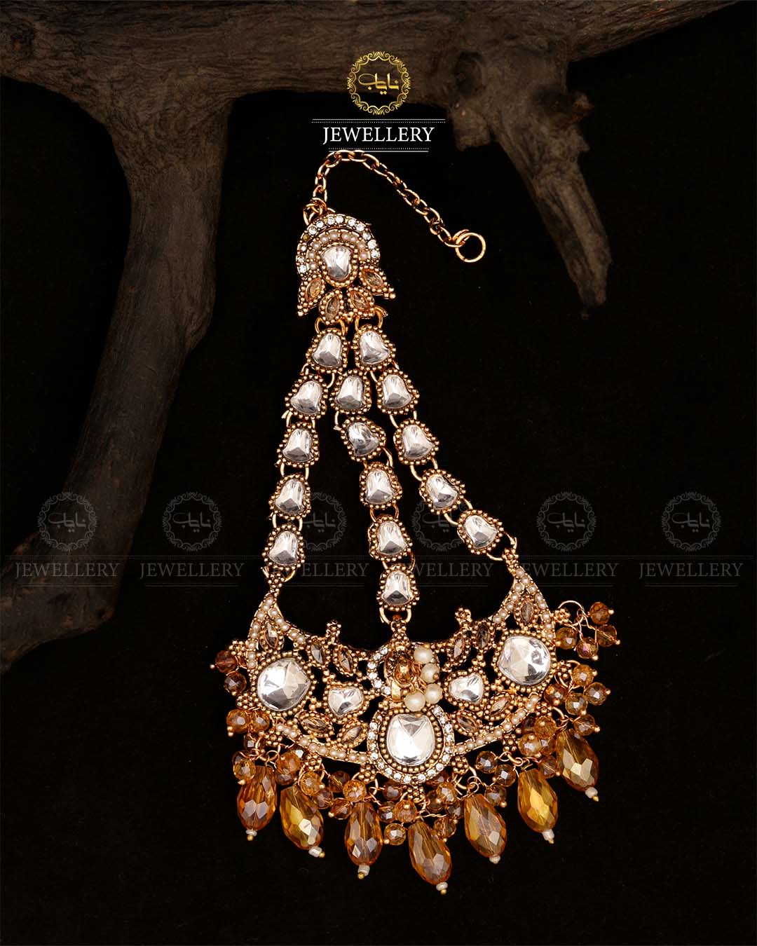 Uncut kundan Jhumer-2834