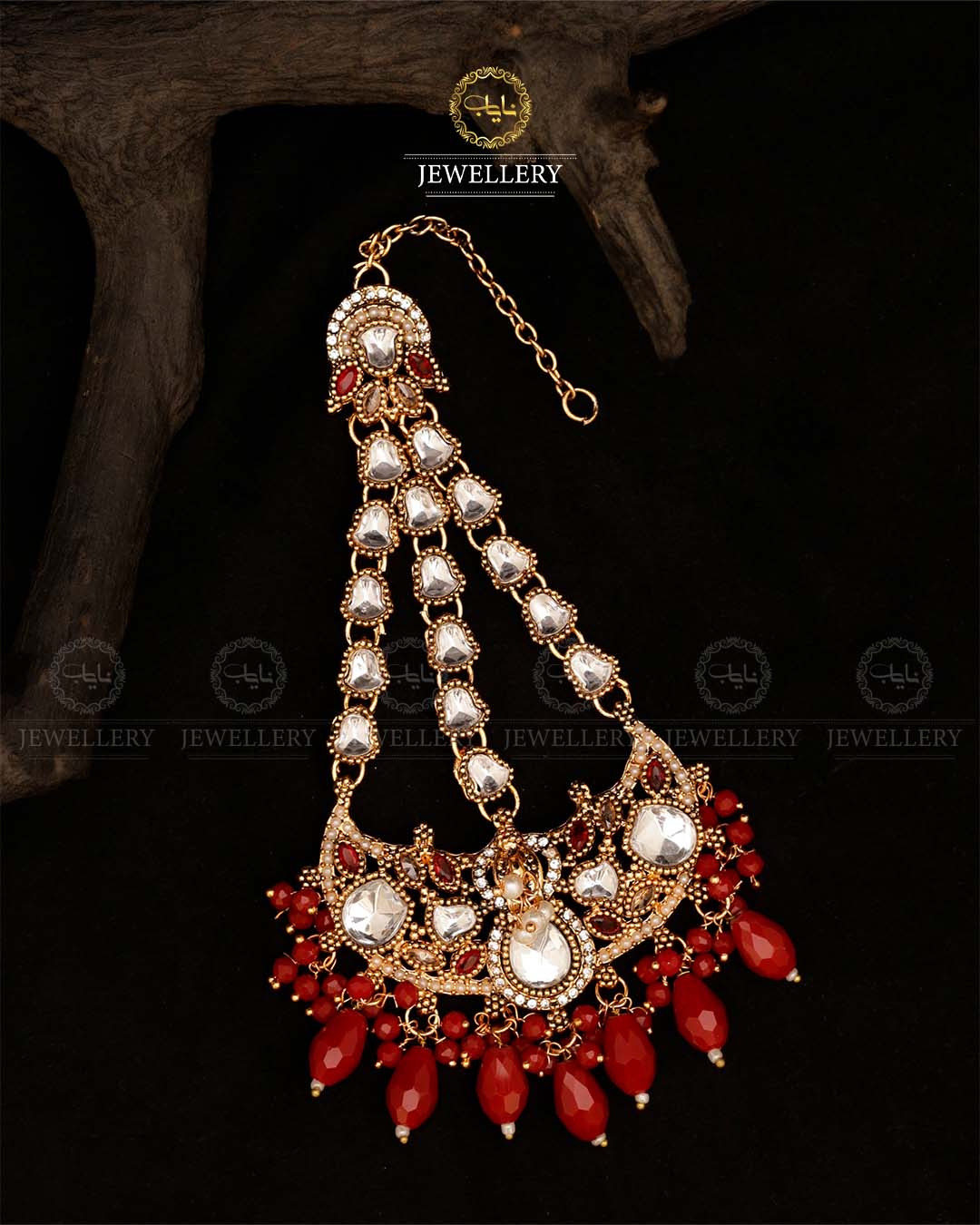 Uncut kundan Jhumer-2834