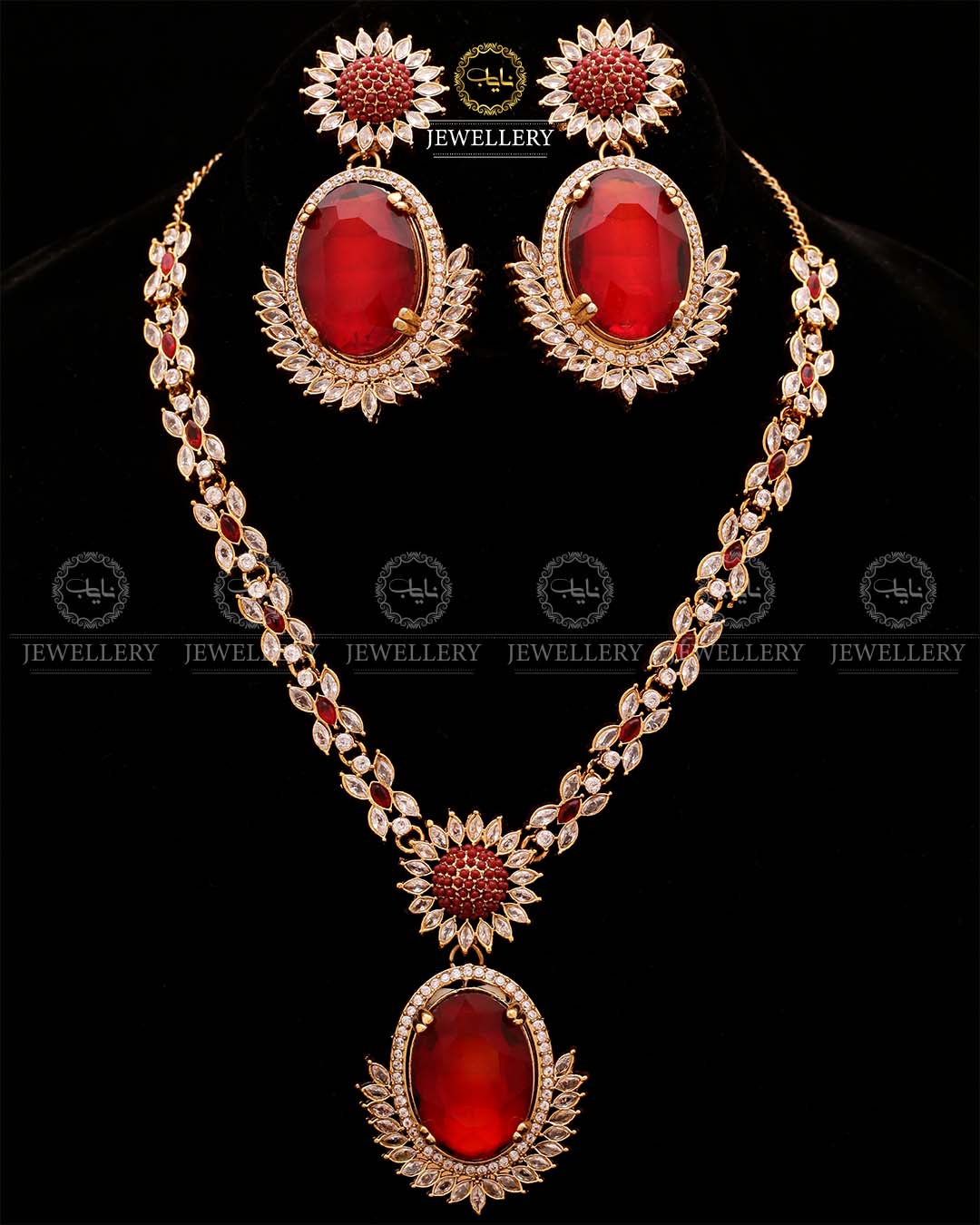 Designer Doublet Necklace set-2615 Nayab Jewellery