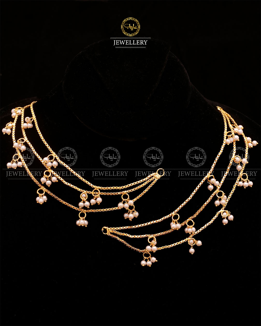 3 layers Earrings Sahara-2601 Nayab Jewellery