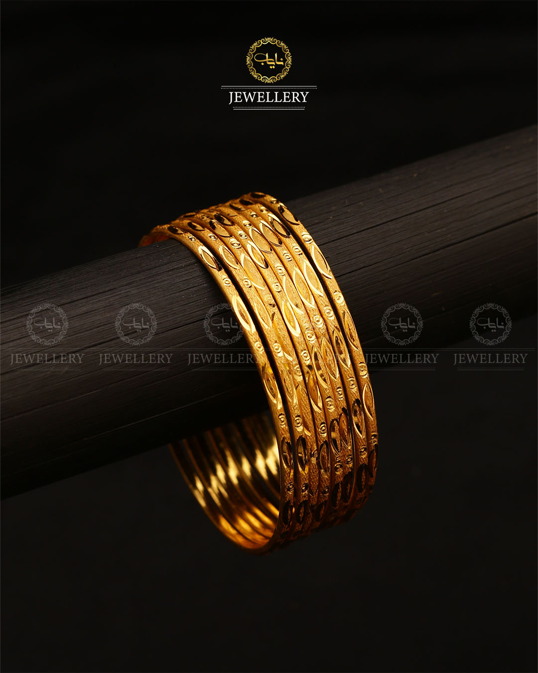Gold Look 8 pcs indian Bangles set-2658 Nayab Jewellery