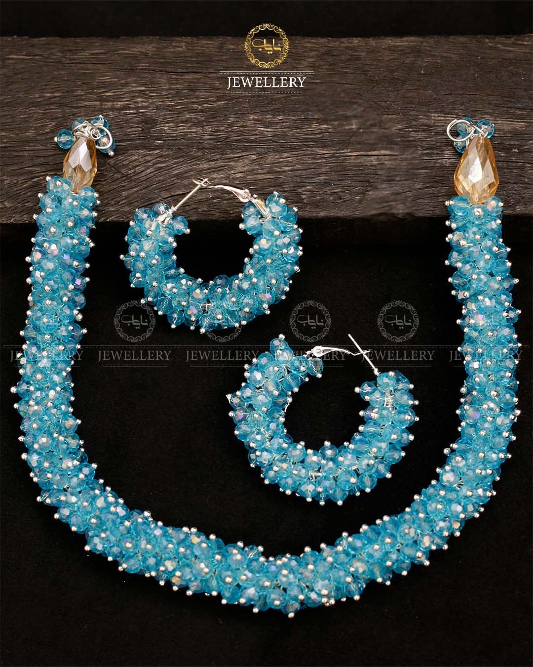 Hand made Gajra Necklace with Baali-2733 Nayab Jewellery
