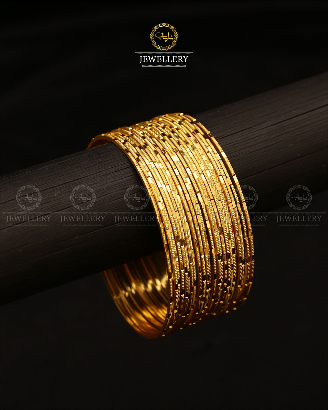 Gold Look 24 pcs indian Bangles set-2660 Nayab Jewellery