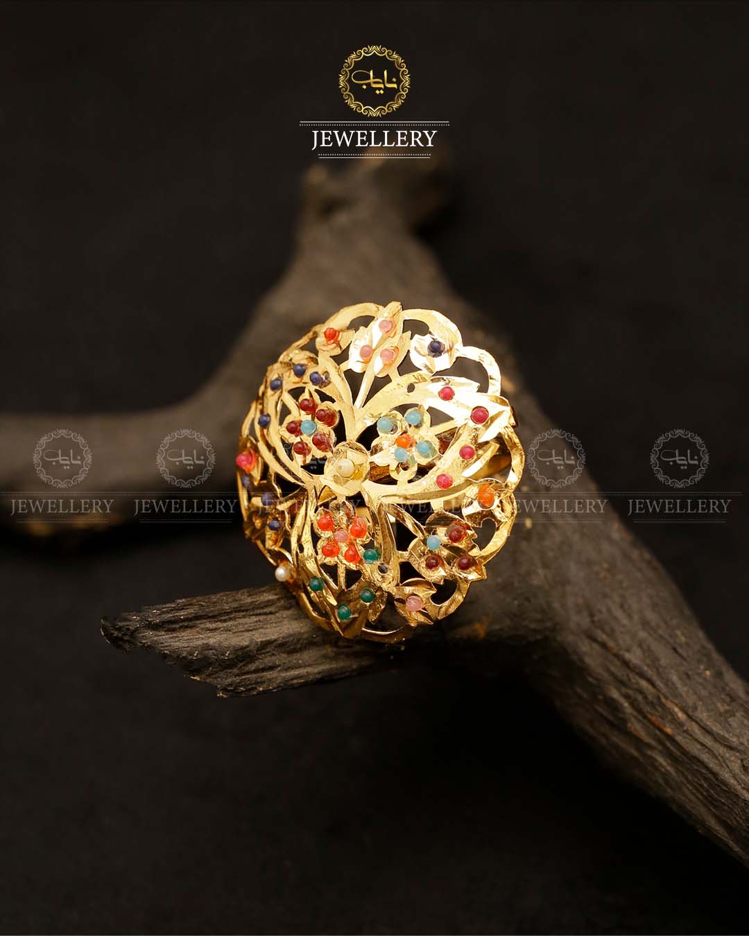 Hyedrabadi Adjustable Ring-2804