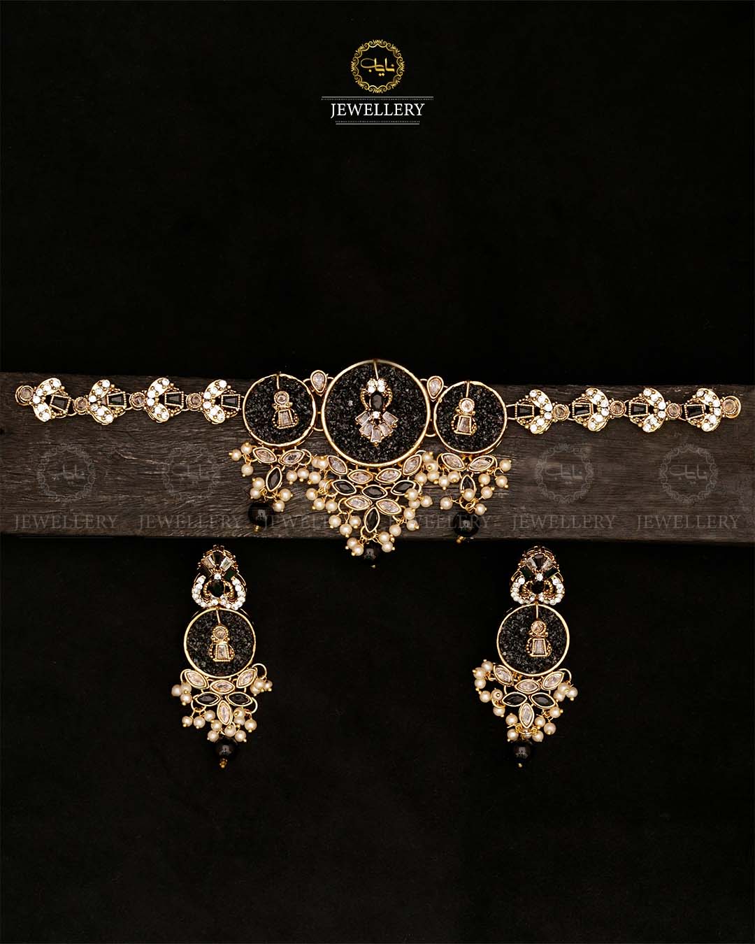 Crush Round Chokar set-2849