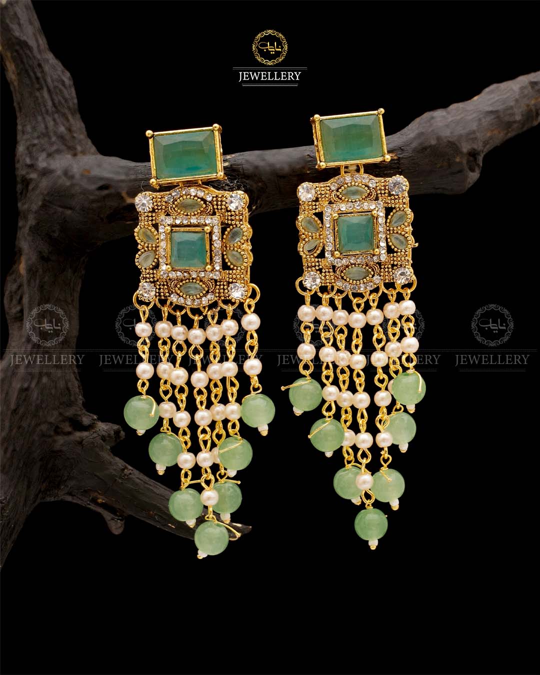 Turkish Long Tassel Earrings -2555 Nayab Jewellery