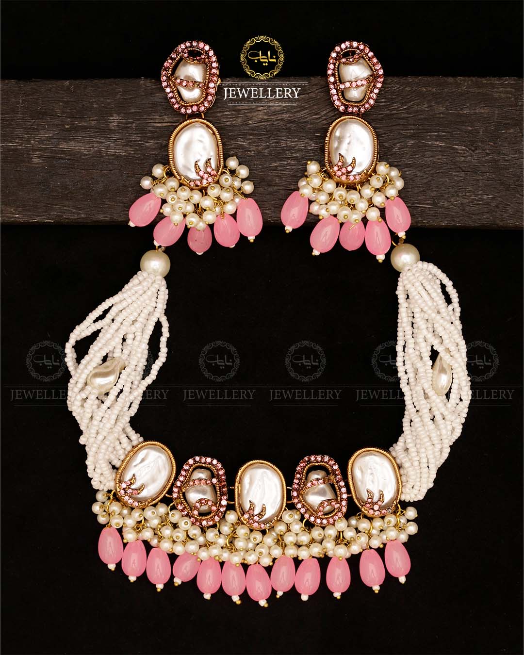 Mother of pearl Chokar set-2825