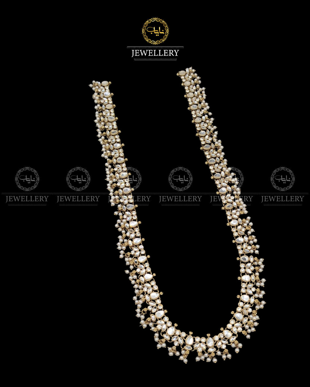 Kundan Long Mala (without Earrings) ML-200