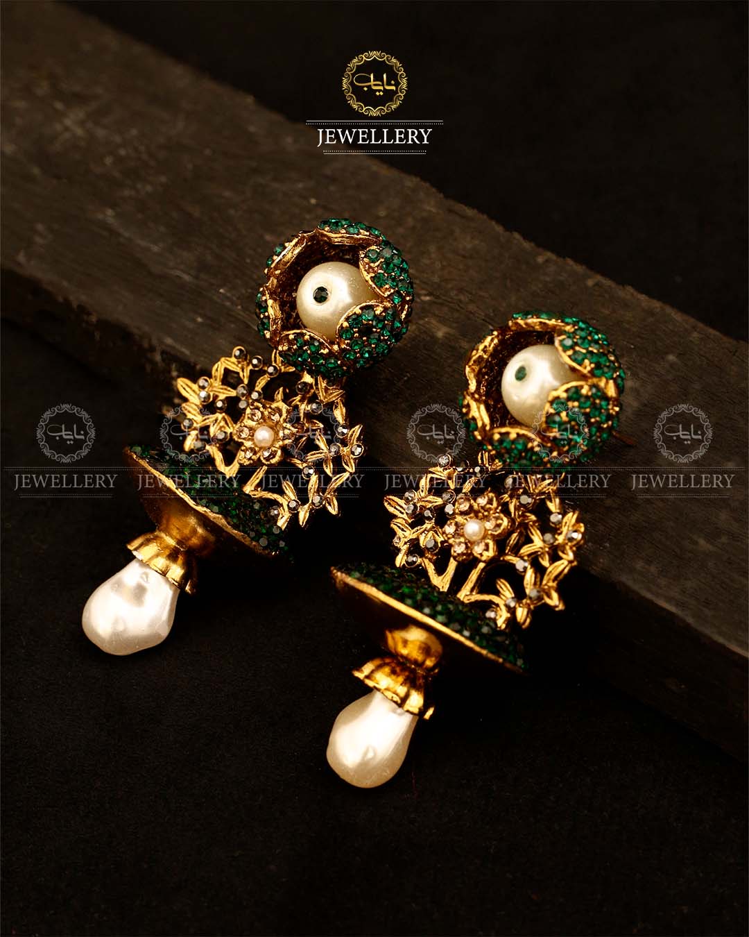 Turkish Flower Jhumki-2945