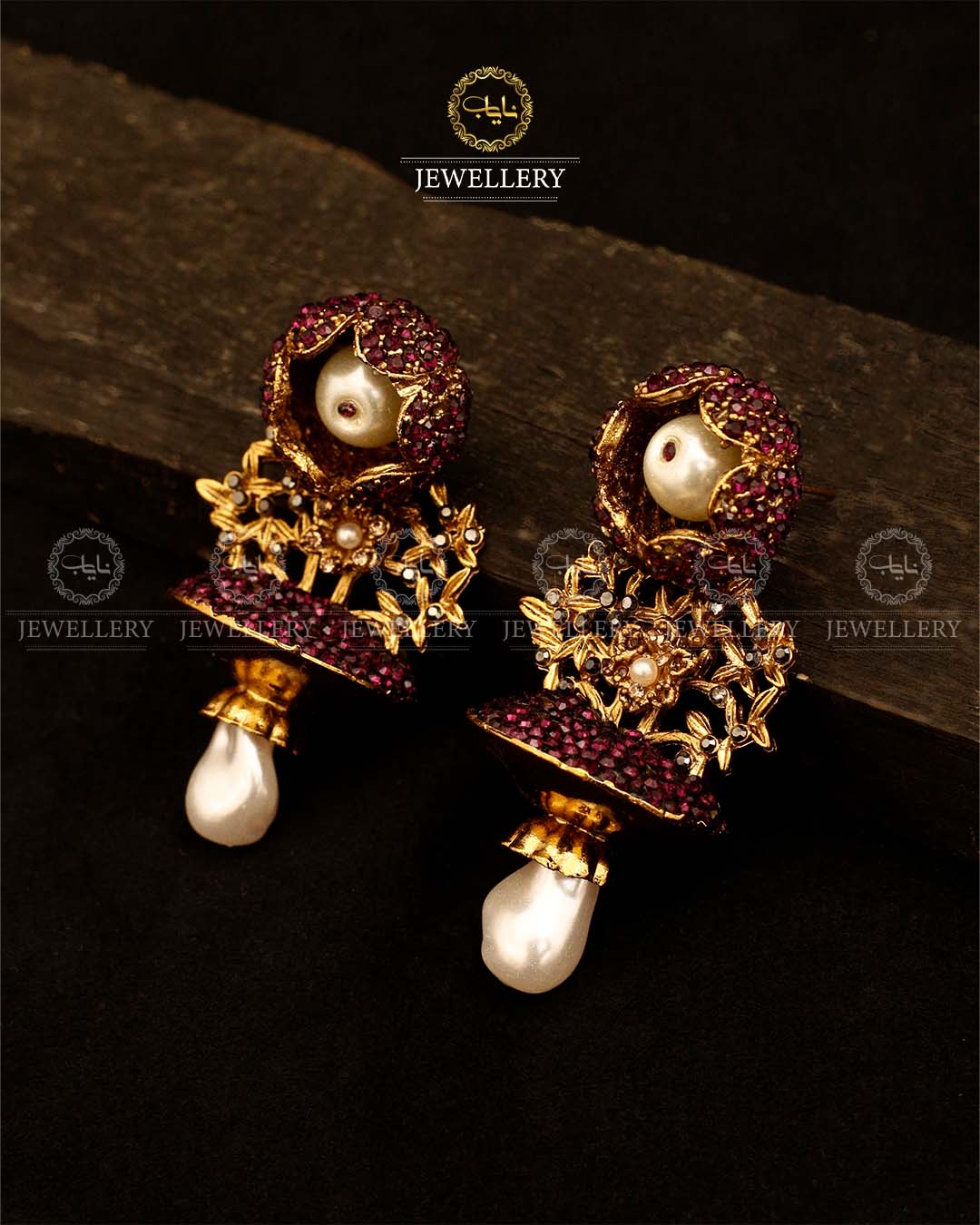 Turkish Flower Jhumki-2945