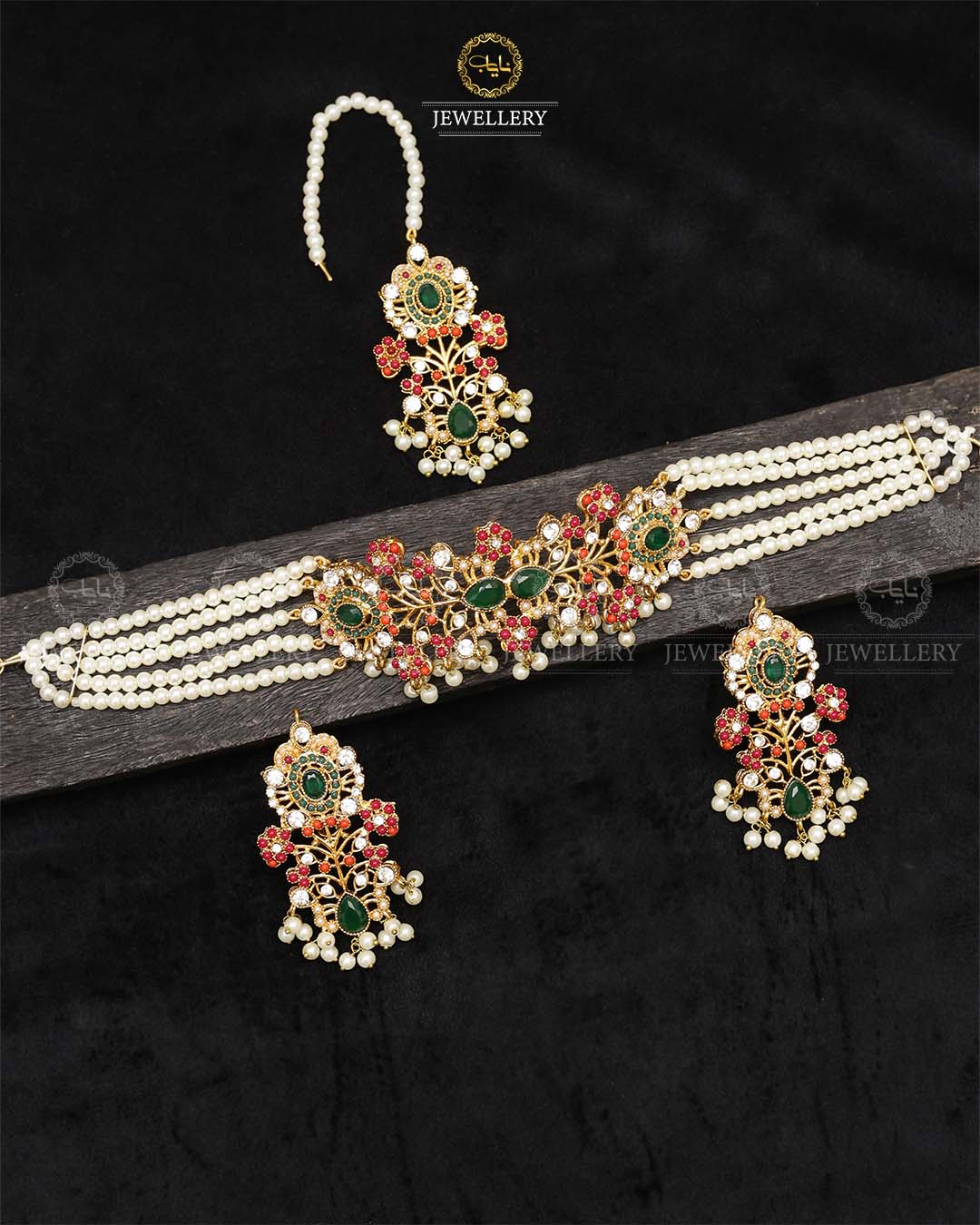 Noratan Guluband set with Tika-2711 Nayab Jewellery