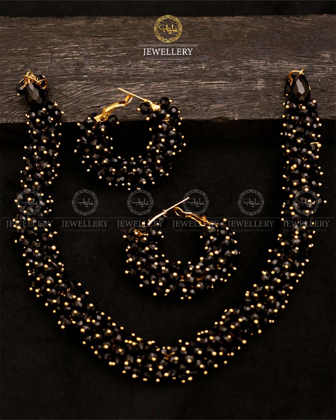 Hand made Gajra Necklace with Baali-2733 Nayab Jewellery