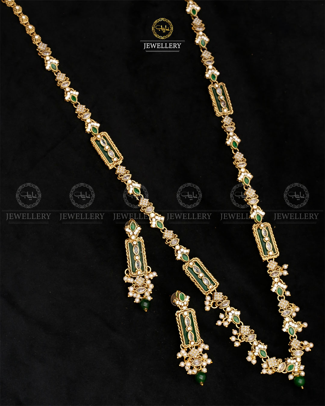 Turkish Long Mala set-2566-Golden Nayab Jewellery