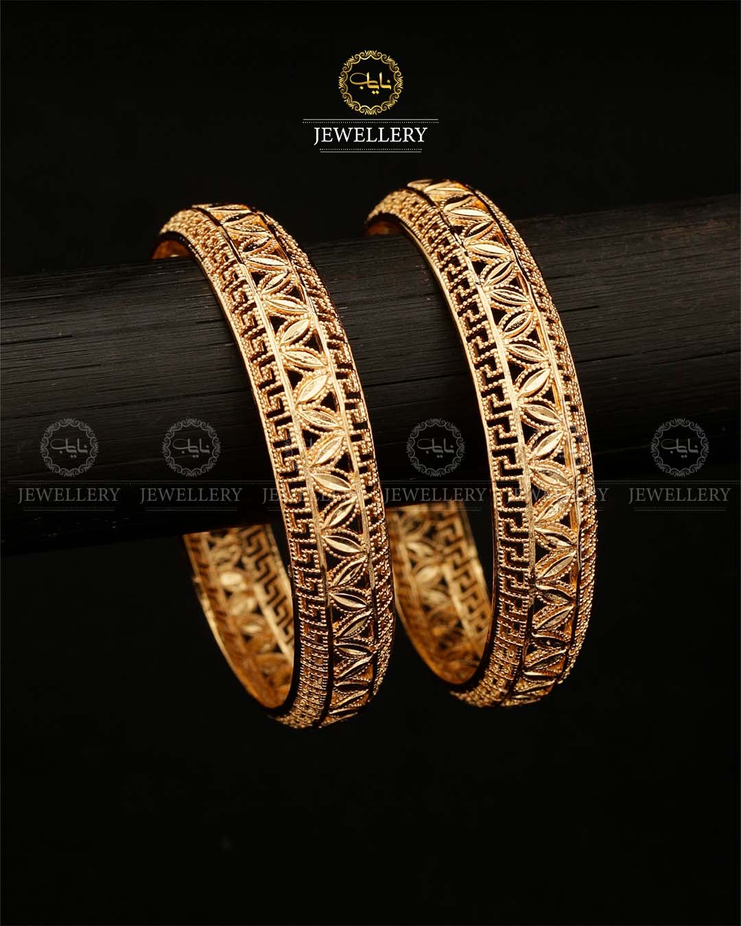 China Gold Bangles (pair) BL-5035