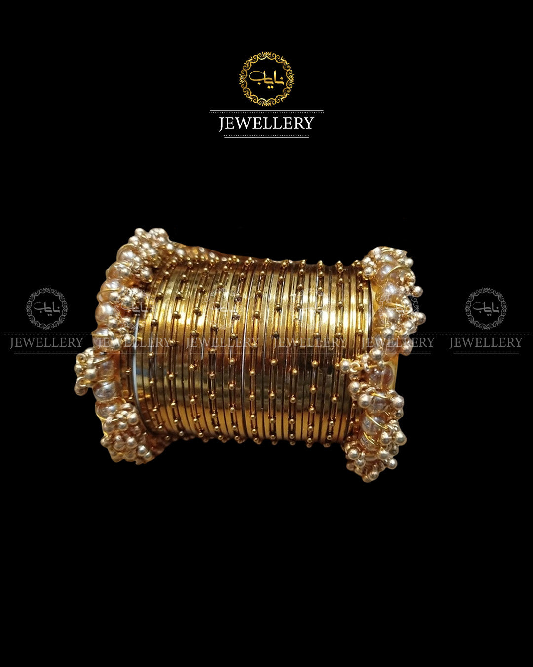 Aima Metal Bridal Bangles set-2550