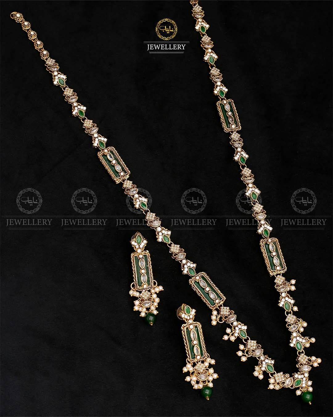 Turkish Long Mala set-2566-Golden Nayab Jewellery