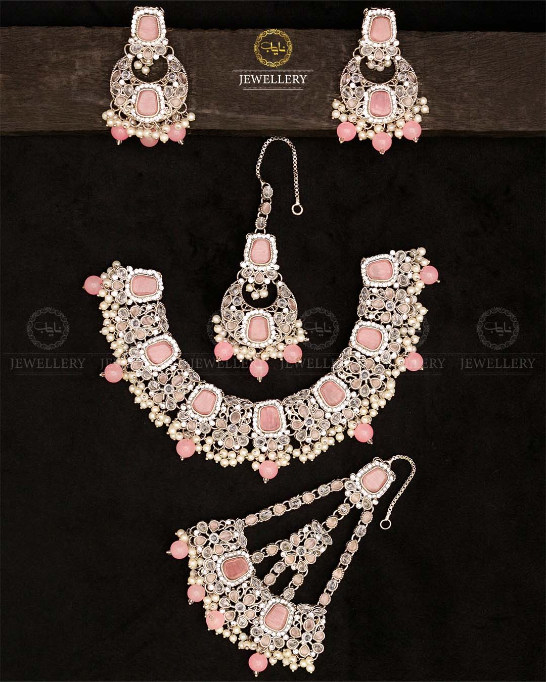 Egyptian Bridal set-2847-Silver