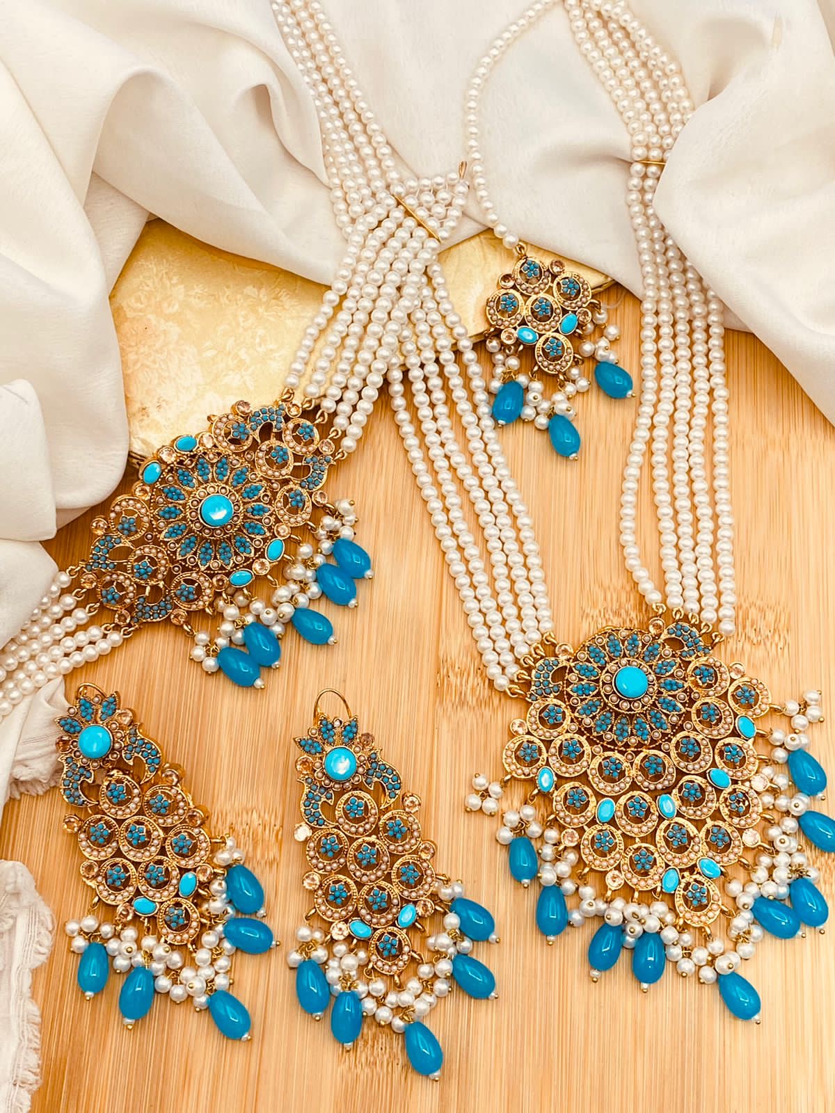 Noora Bridal Set NJ-1595 Nayab Jewellery