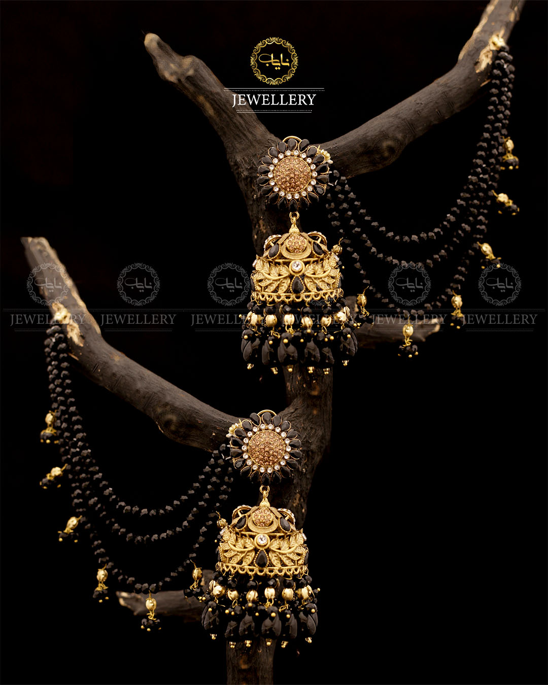 Designer Bahubali Sahara Earrings E-3005