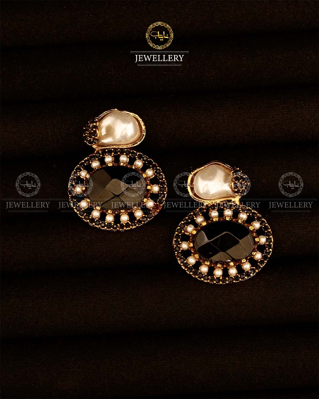 Turkish mother pearl Studs-2948