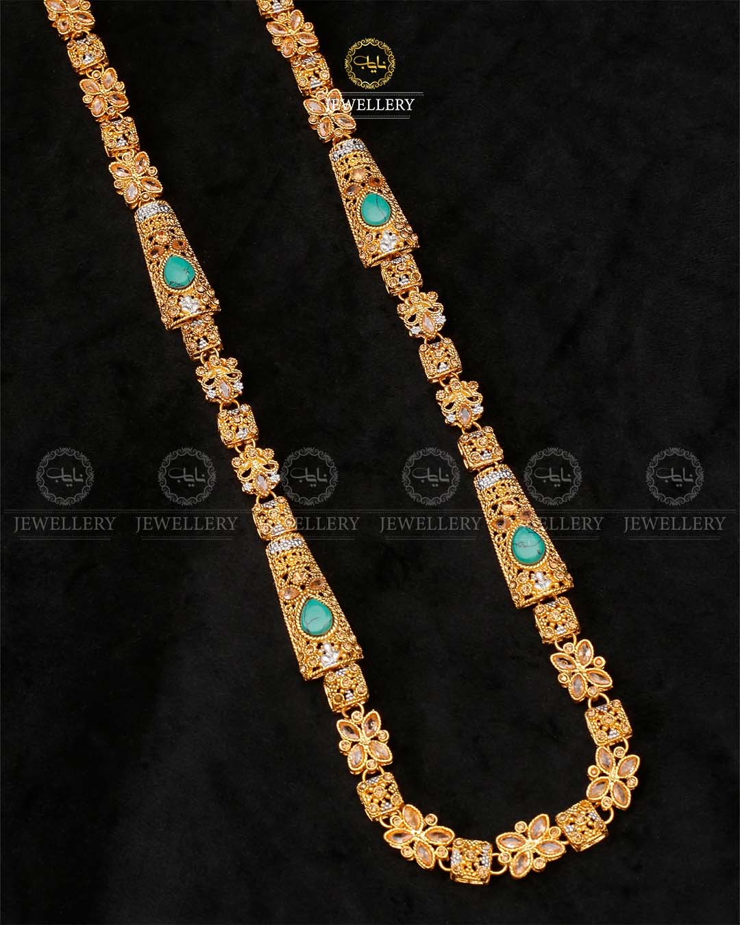 Light Weight Fancy Egyptian Mala (Without Earrings) NJ-1165 Nayab Jewellery