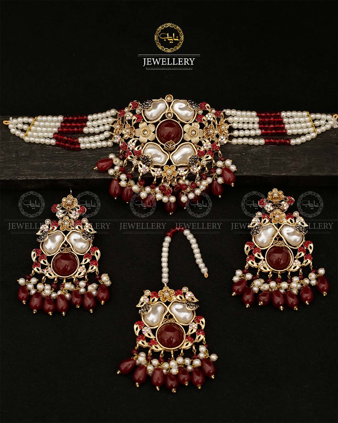 Turkish Mother Pearl Guluband Set N-109