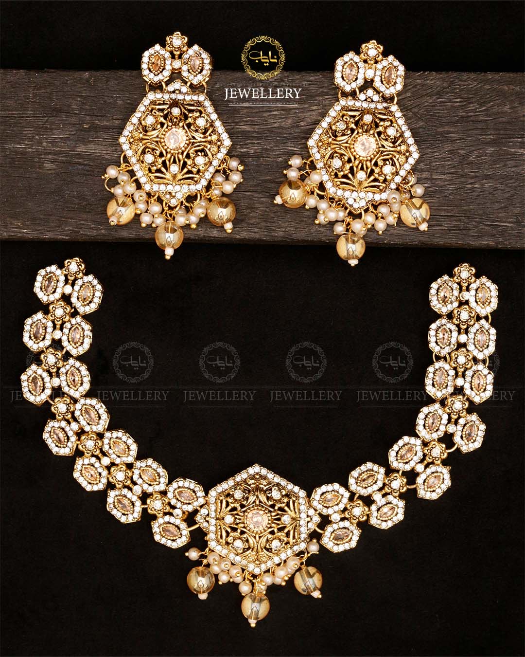 Rajwadi Necklace set-2855