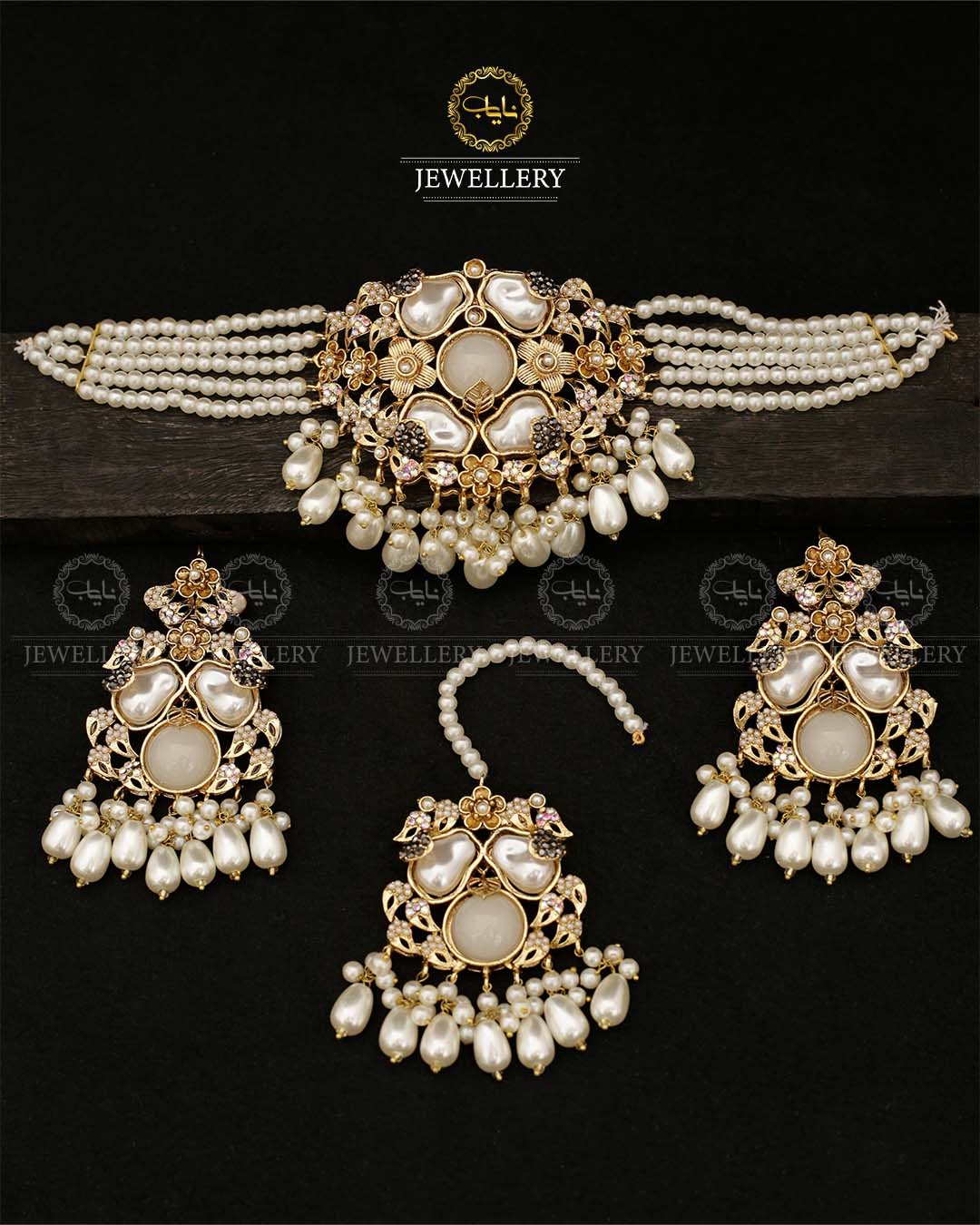 Turkish Mother Pearl Guluband Set N-109