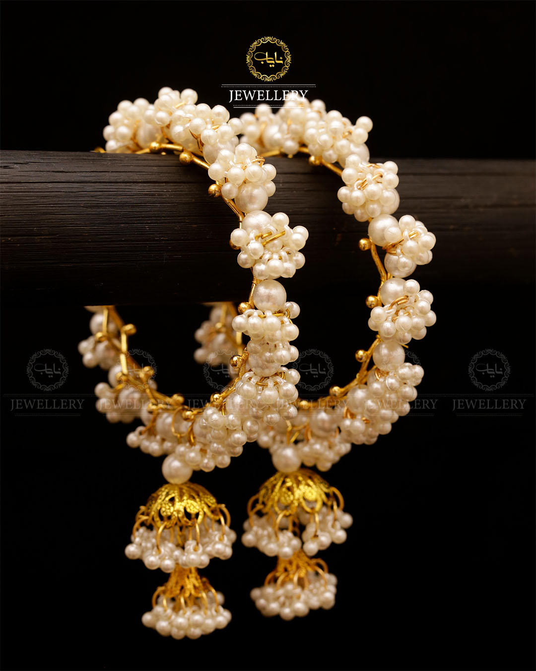 Gajra Jhumki Bangles (pair)-2863